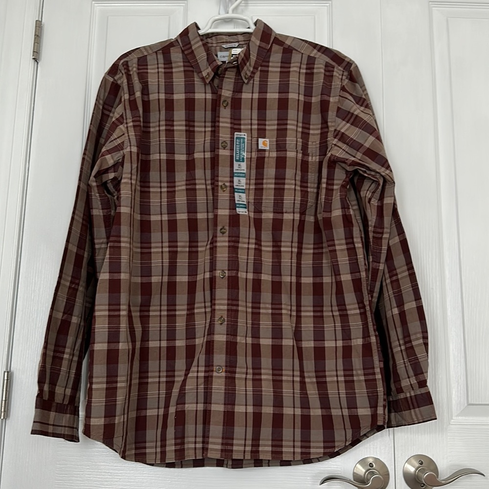 Carhartt Relaxed button down shirt Size XLT